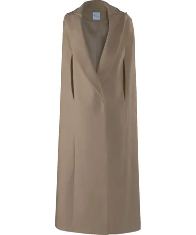 Vestiaire D'un Oiseau Libre Women's Neutrals Beige Cashmere Blend Cape