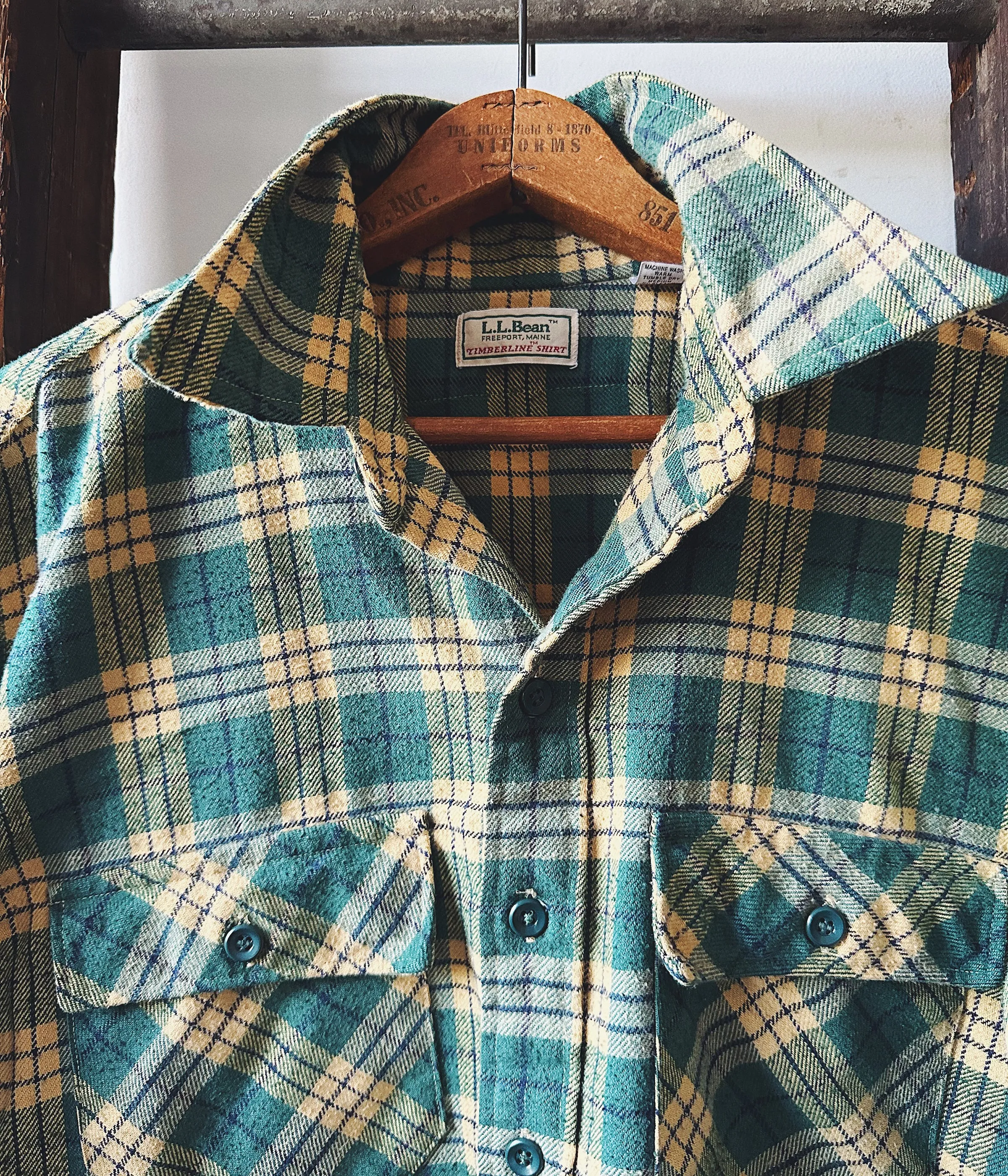 Vintage 1980s L.L.Bean Flannel Shirt – Large