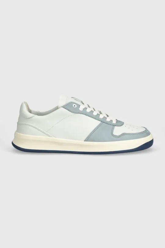 VOR leather sneakers 5A blue color 5A.Miamiblau