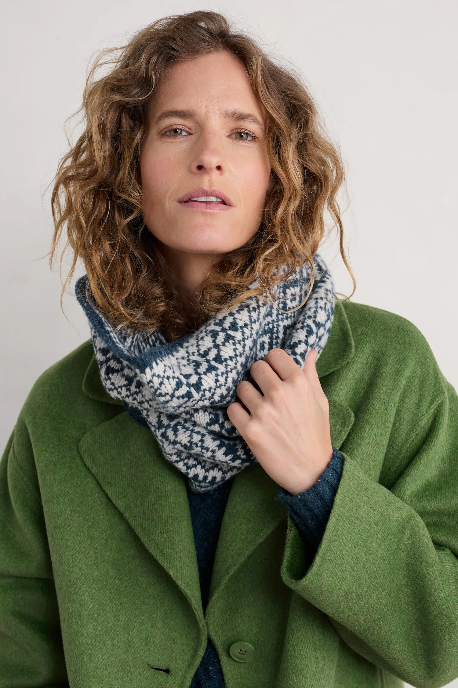 Weatherhill Fair Isle Wool Blend Snood