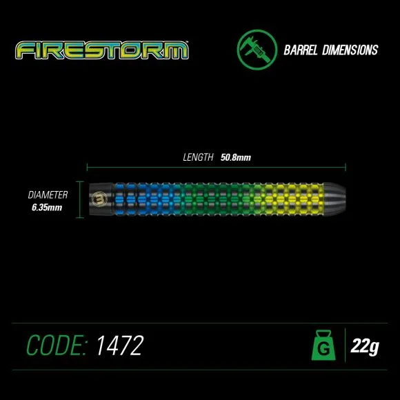 Winmau Firestorm Steel Tip Darts