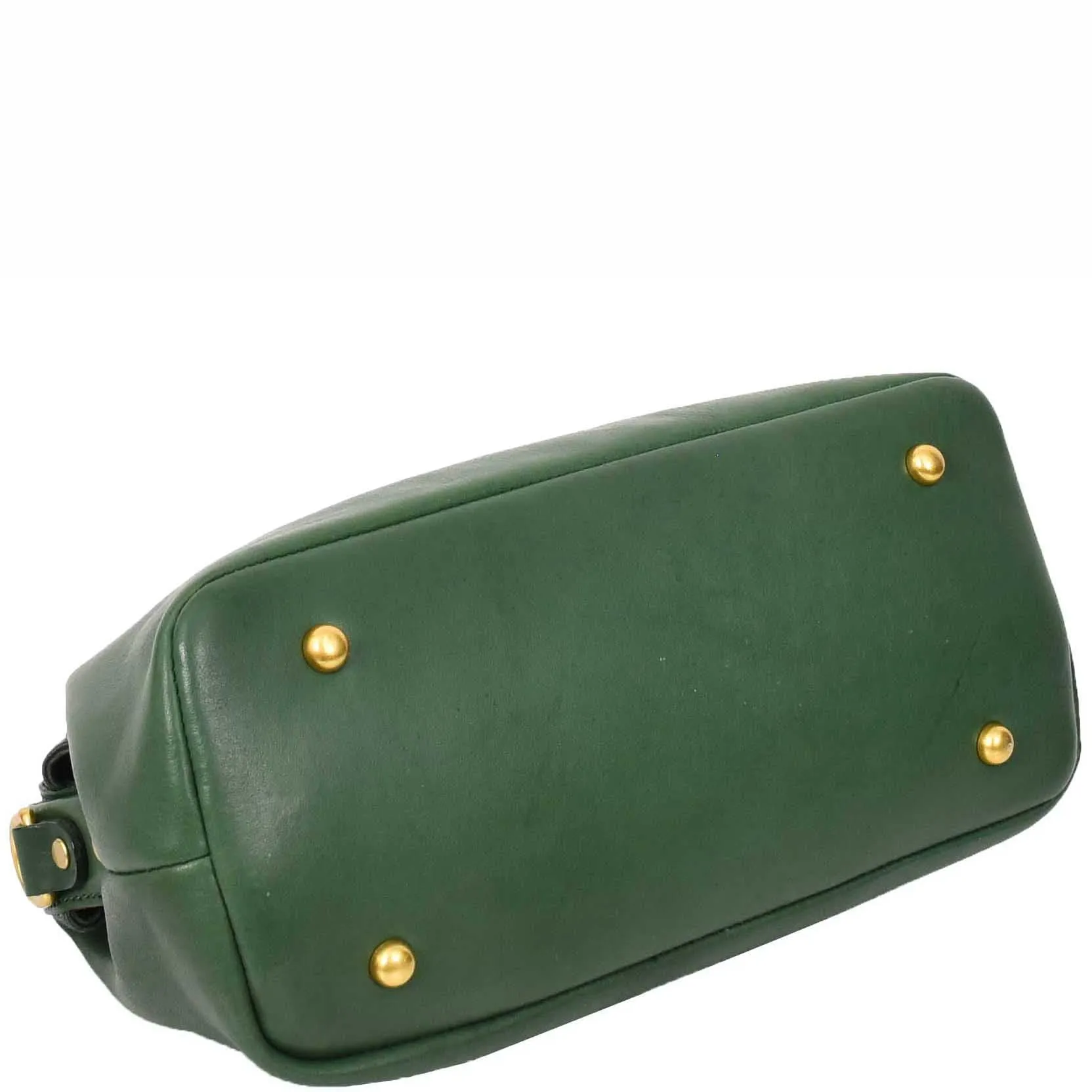 Womens Real Leather Bag Doctor Handbag HOL848 Green