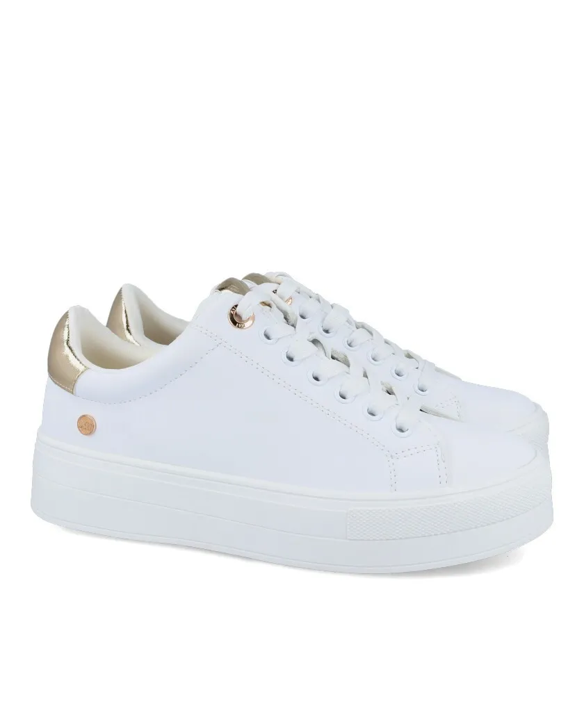 Xti 141912 White platform sneakers for women