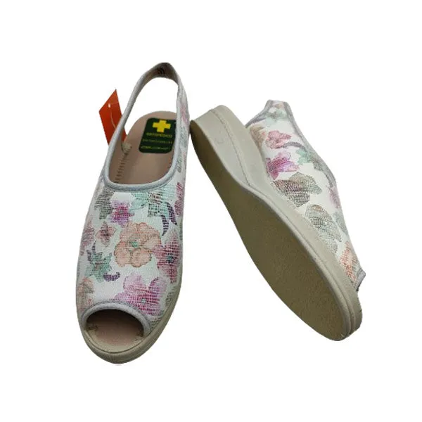 Zapatilla elástica de flores Doctor Cutillas