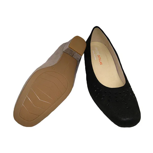 Zapato ancho especial  nylon nacarado Doctor Cutillas