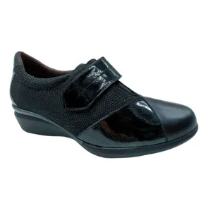 Zapato de velcro combinado de charol Doctor Cutillas