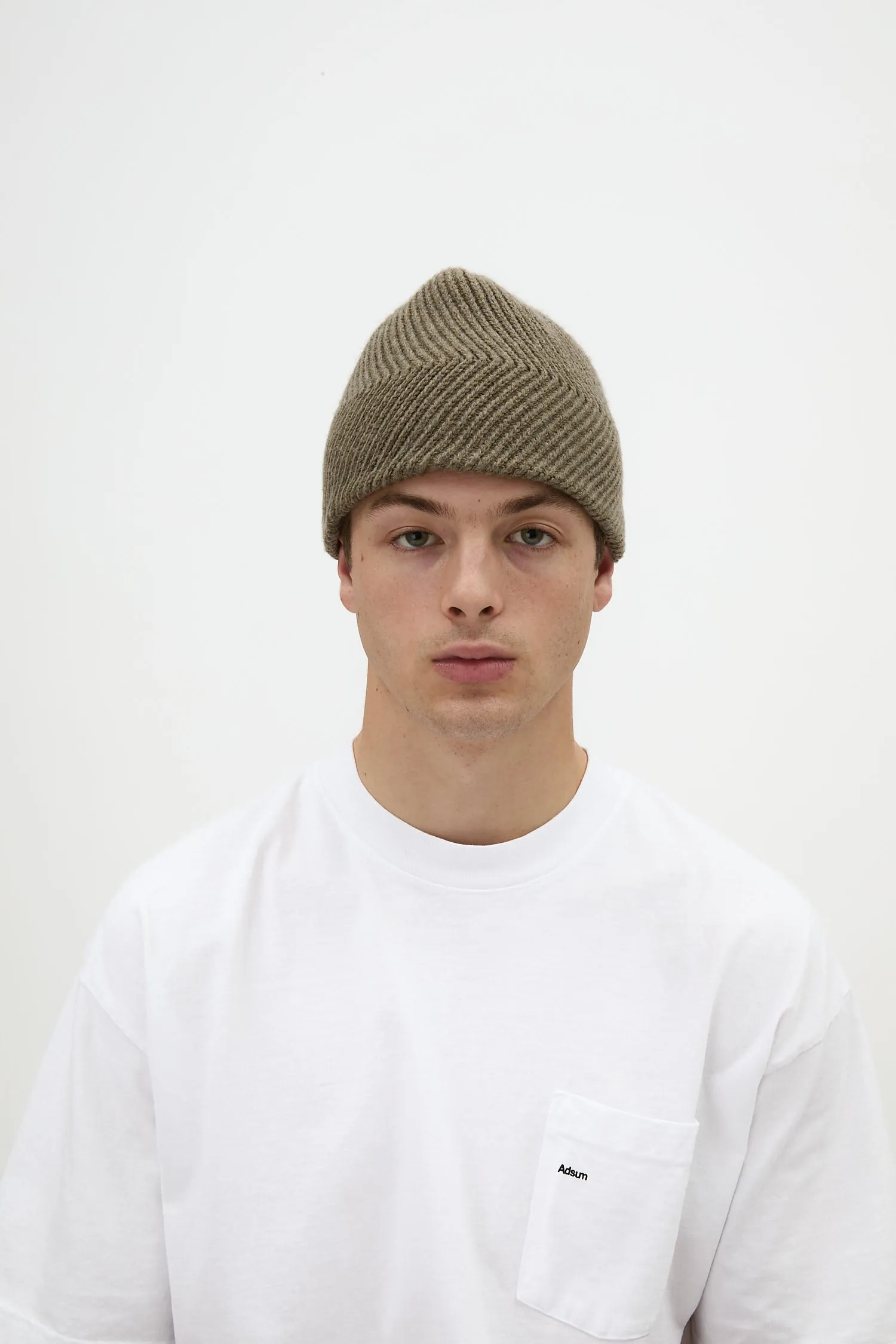 Zig Zag Beanie - Sand